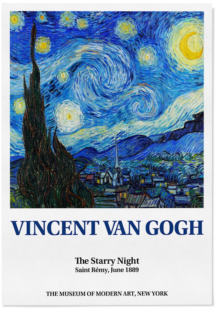 Van offers Gogh original art poster