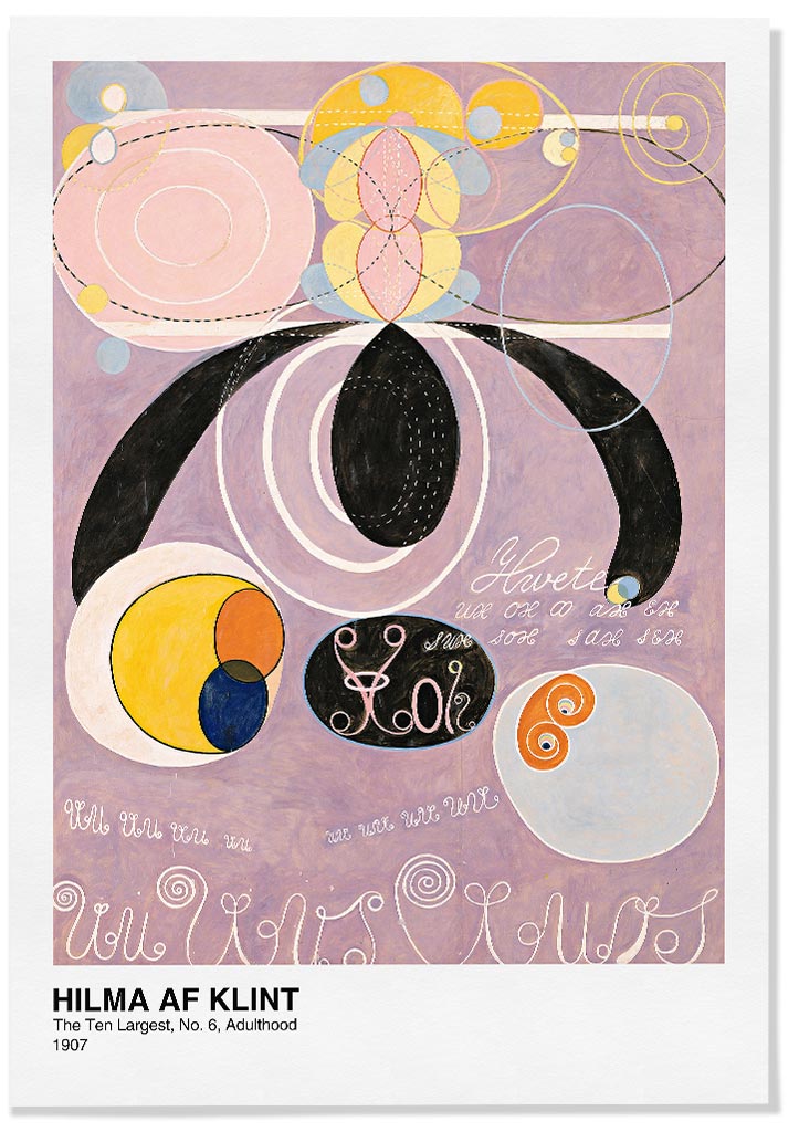 Hilma af authentic Klint art poster