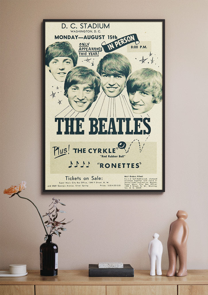 The Beatles USA Tour Poster