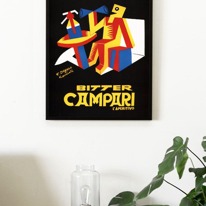 Bitter Campari Vintage Drink Advertisement