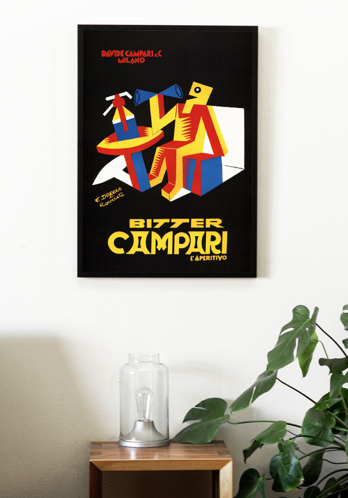 Bitter Campari Vintage Drink Advertisement