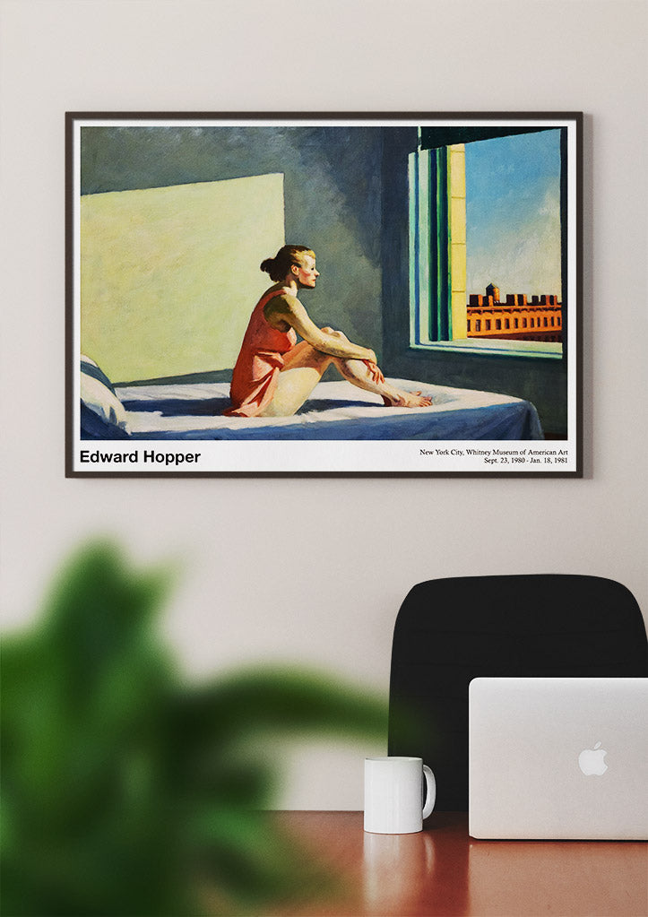 Edward Hopper 'The Morning Sun' Exhibition Poster