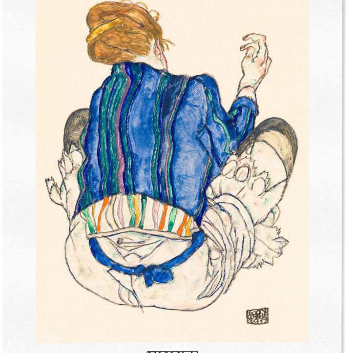 Egon Schiele - Seated Woman Poster