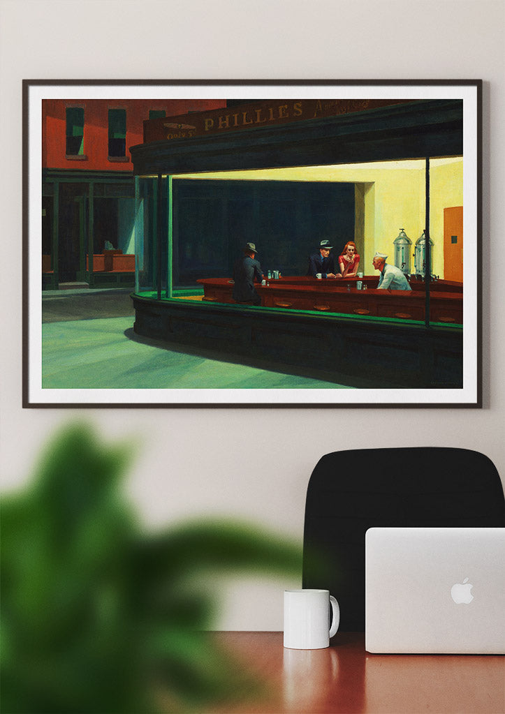 Edward Hopper - Nighthawks Art Print