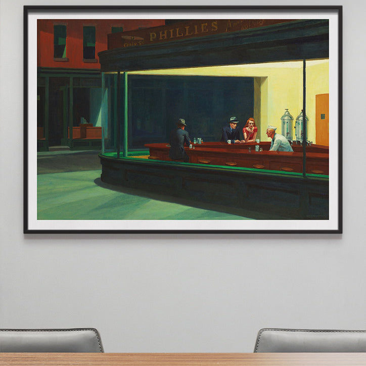 Edward Hopper - Nighthawks Art Print