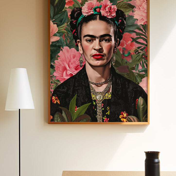 Portrait of Frida Kahlo Art Print