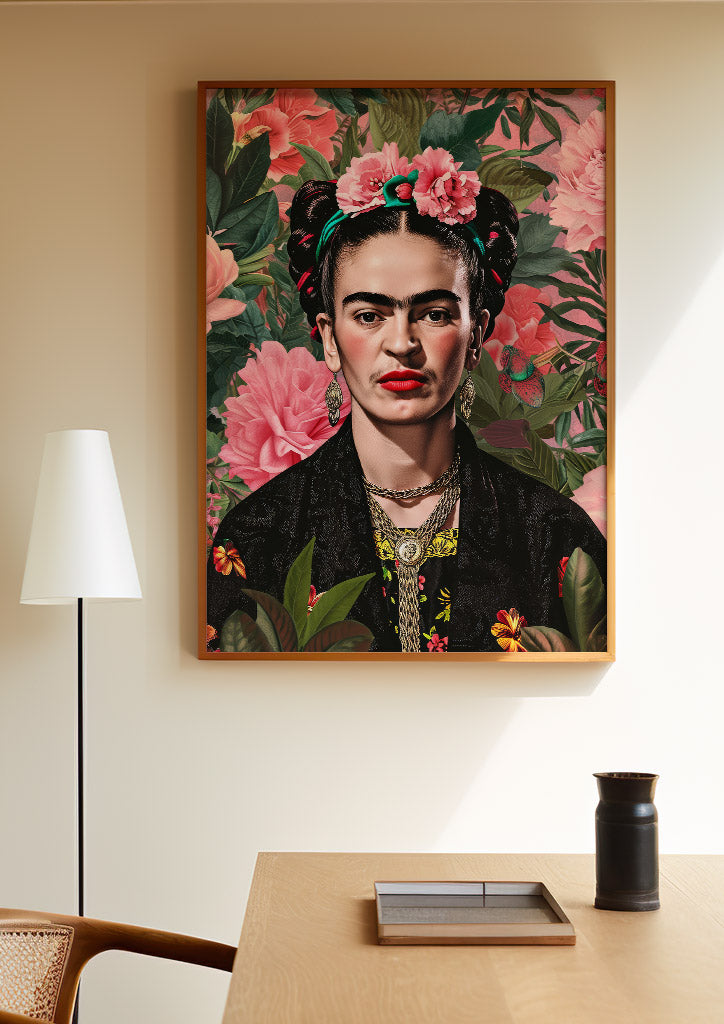 Portrait of Frida Kahlo Art Print