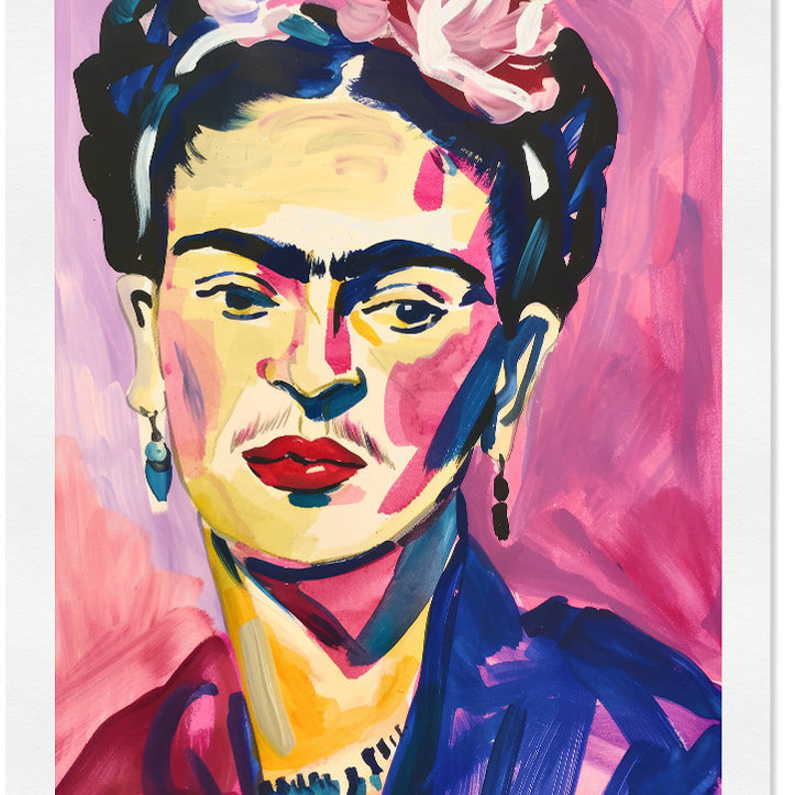 Frida Kahlo Portrait - Inspired by Henri Matisse