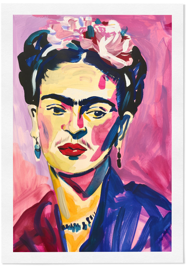 Frida Kahlo Portrait - Inspired by Henri Matisse