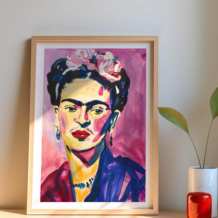 Frida Kahlo Portrait - Inspired by Henri Matisse