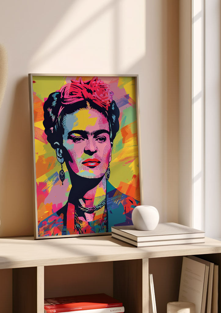 Frida Kahlo Pop Art PortraitFrida Kahlo Pop Art Portrait