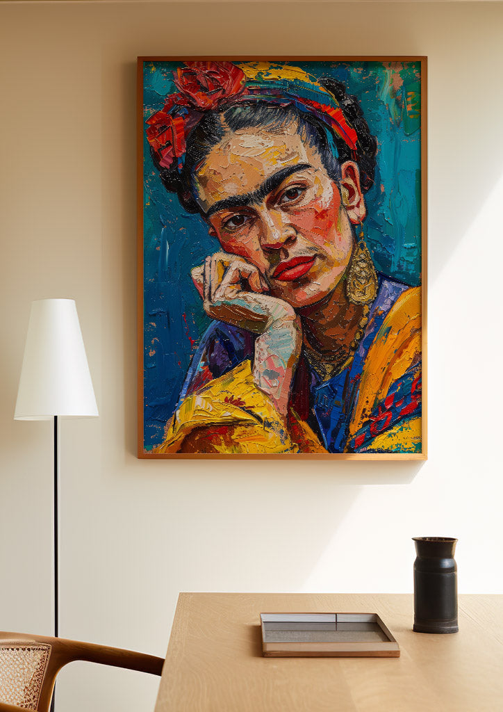 Frida Kahlo Impressionist Portrait