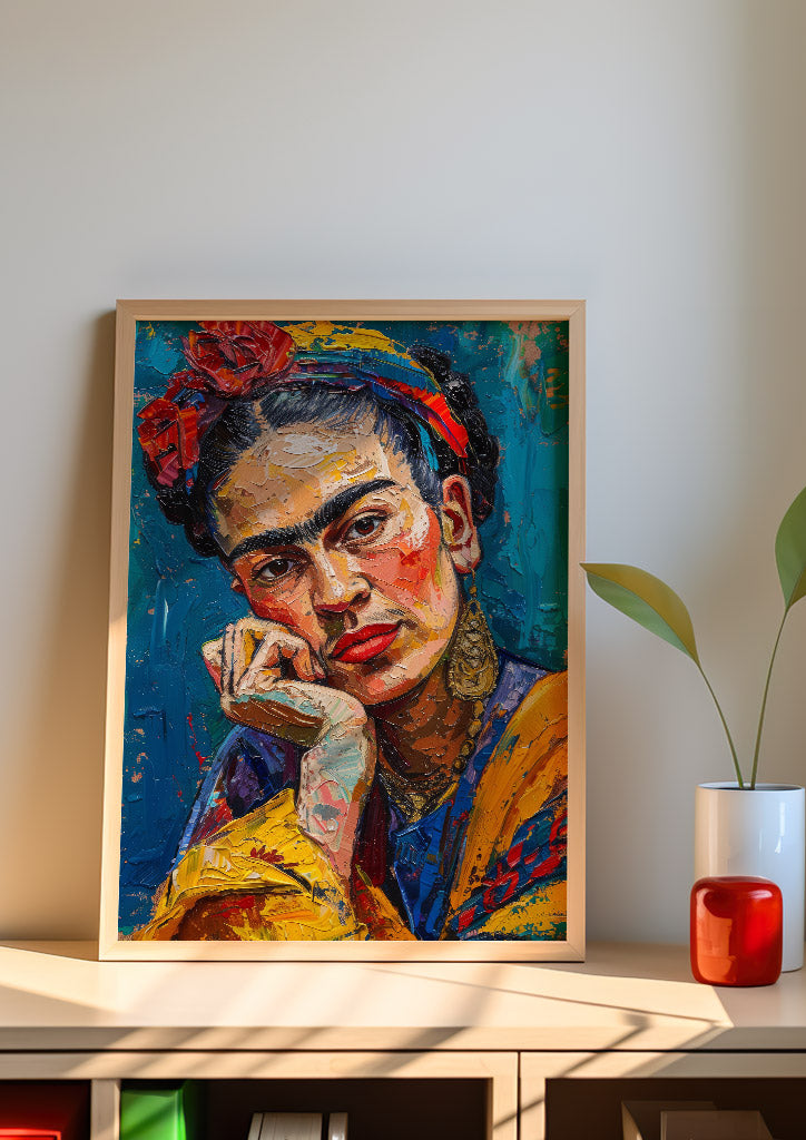 Frida Kahlo Impressionist Portrait