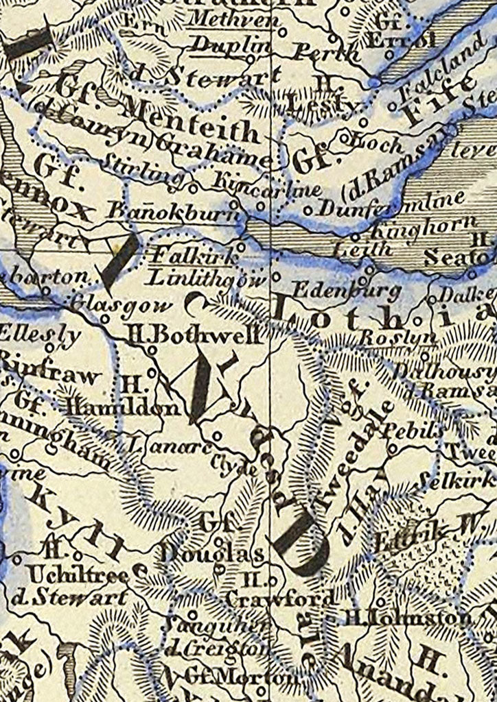 Vintage Map of the British Isles