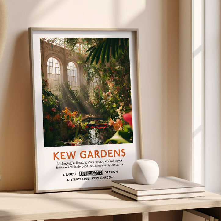 Kew Gardens London Poster