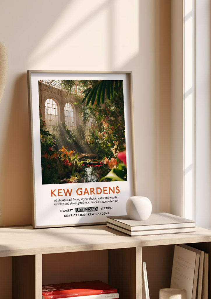 Kew Gardens London Poster