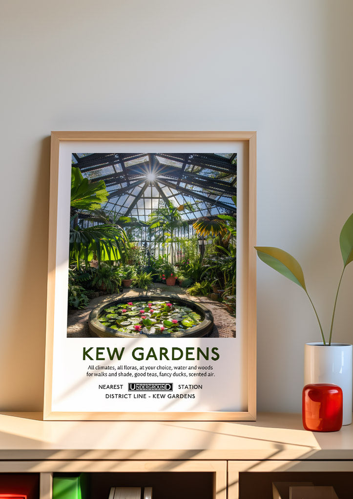 Kew Gardens Palm House Poster