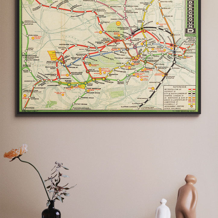 London Underground Map 1912