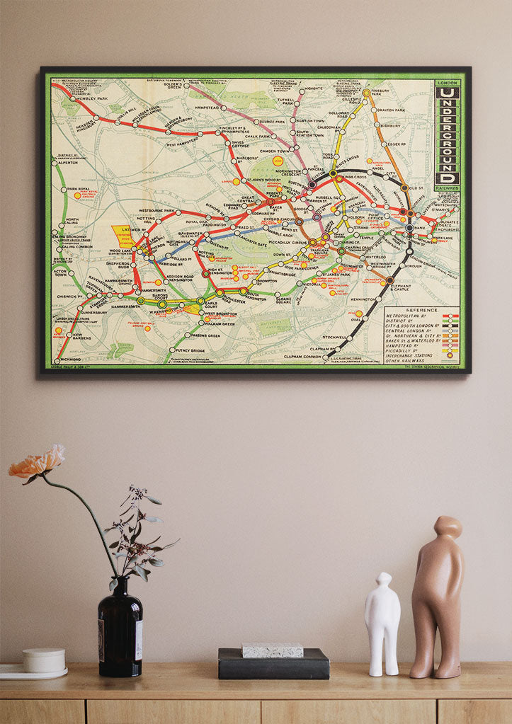 London Underground Map 1912