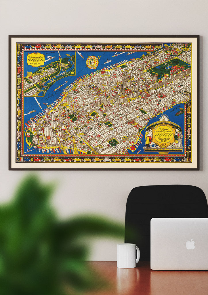 Manhattan Pictorial Map