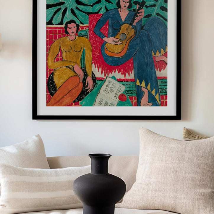 Henri Matisse - La Musique Square Art Print