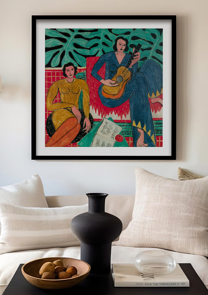 Henri Matisse - La Musique Square Art Print