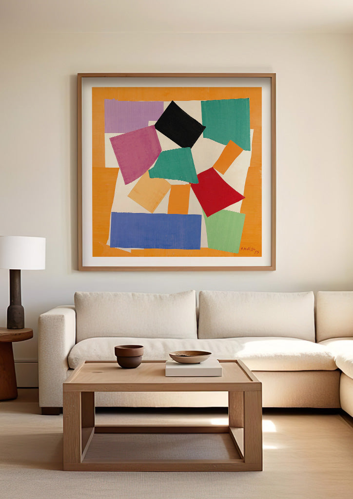 The Snail by Henri Matisse - Square Art Print