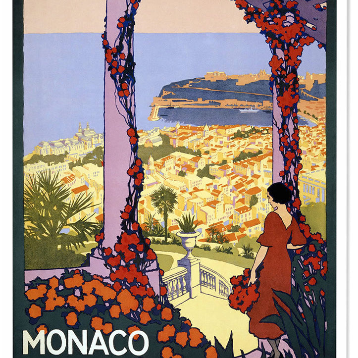 Vintage Travel Poster of Monaco, Monte-Carlo