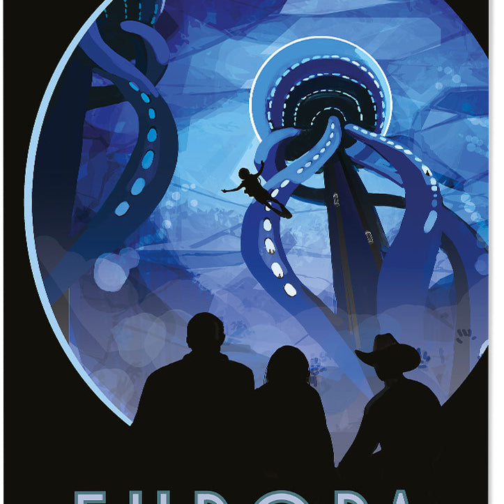 NASA Visions of the Future Poster - Europa