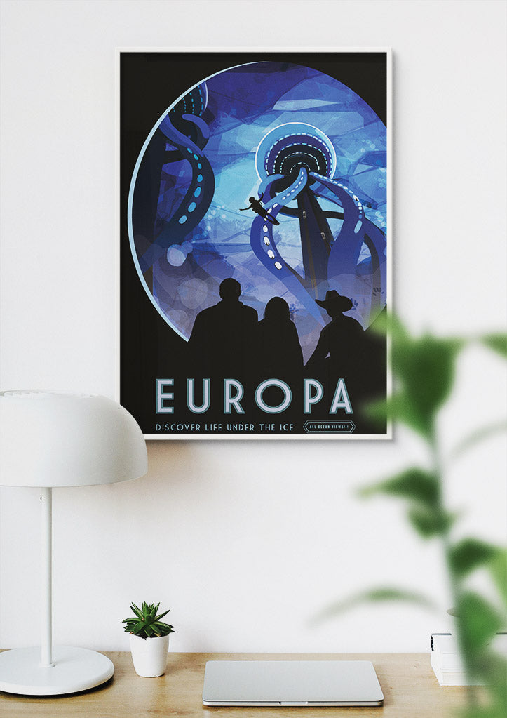 NASA Visions of the Future Poster - Europa