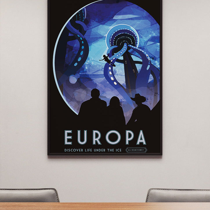 NASA Visions of the Future Poster - Europa