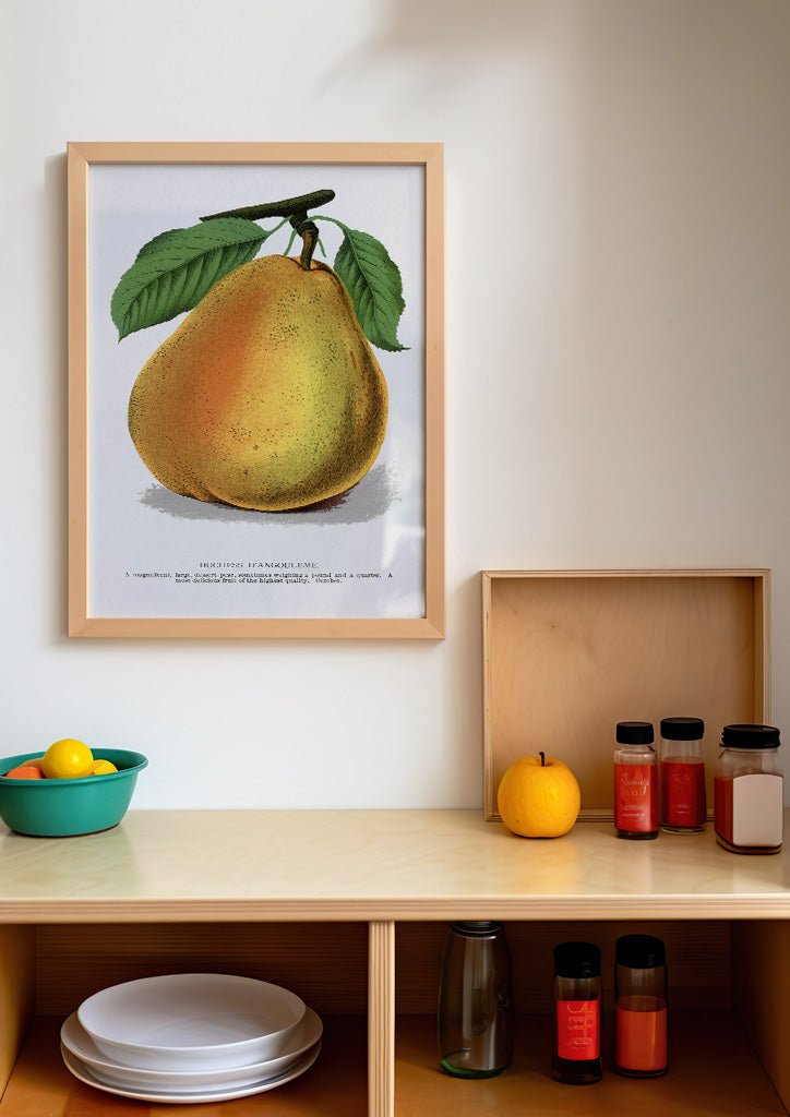 Kitchen Poster - Pear