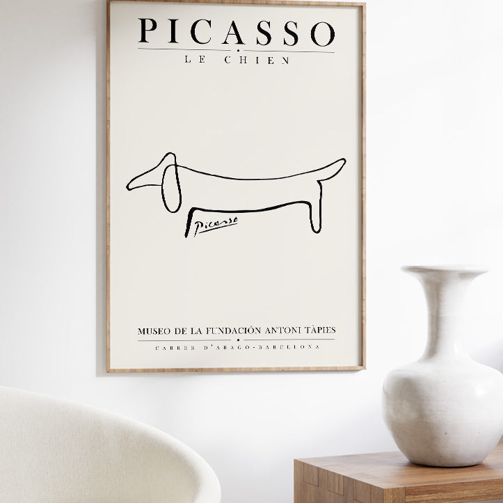 Le Chien by Pablo Picasso Art Poster