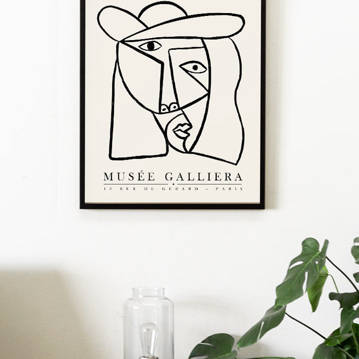 Picasso Abstract Face Drawing