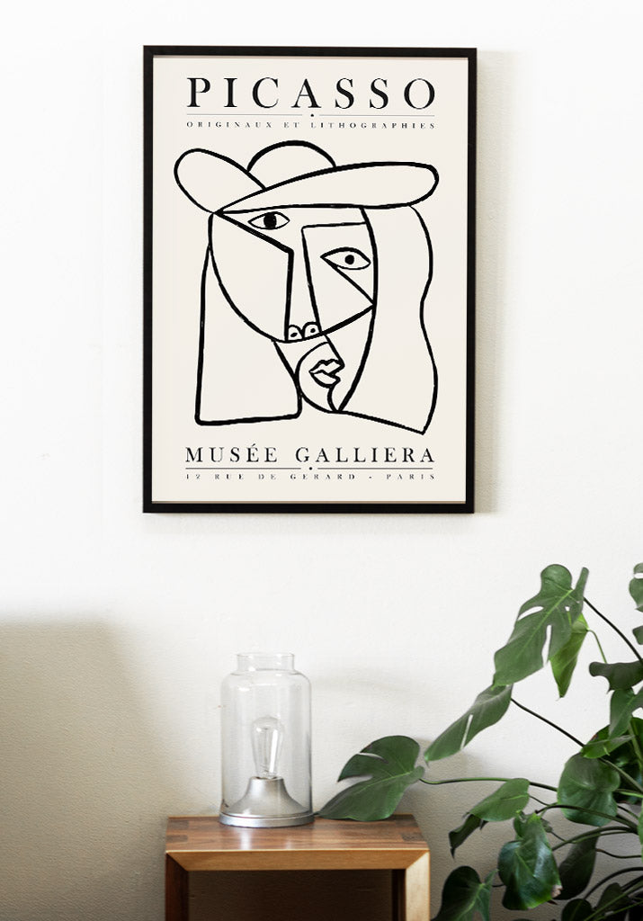 Picasso Abstract Face Drawing