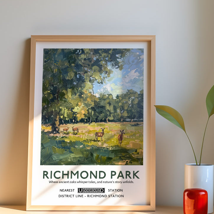 Richmond Park London Poster