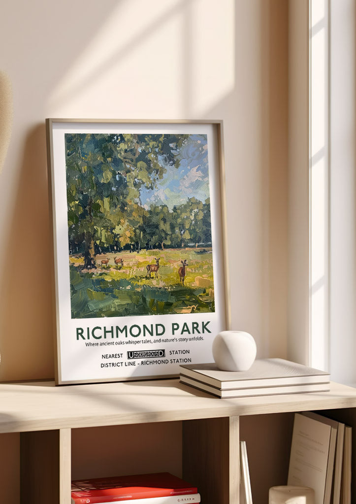 Richmond Park London Poster