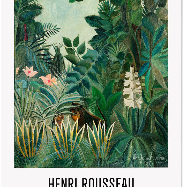 Henri Rousseau Poster - The Equatorial Jungle