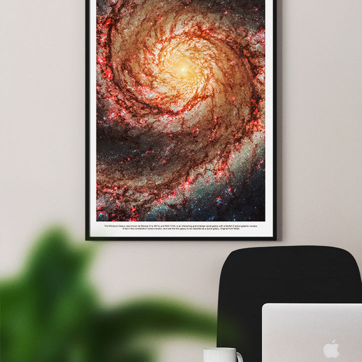 Whirpool Galaxy Poster