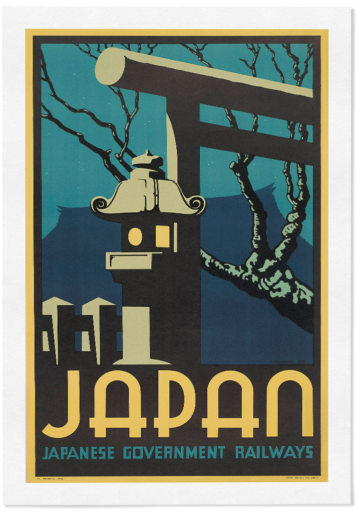 Traditional Japanese Travel Poster