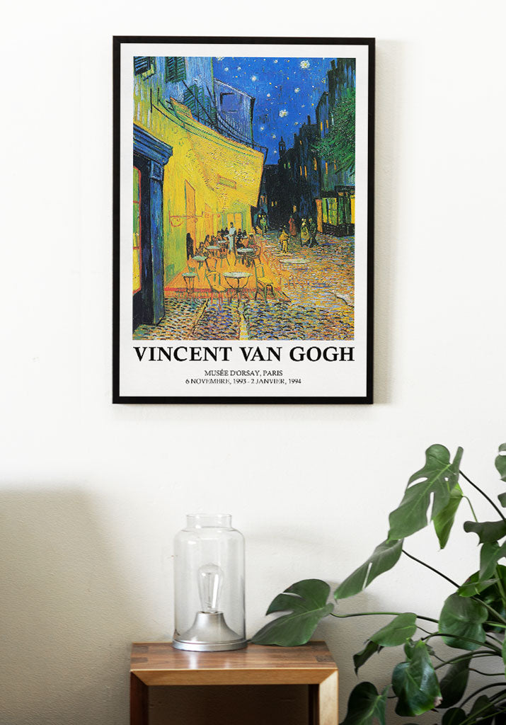 Vincent van Gogh Exhibition Poster - Café Terrace at Night