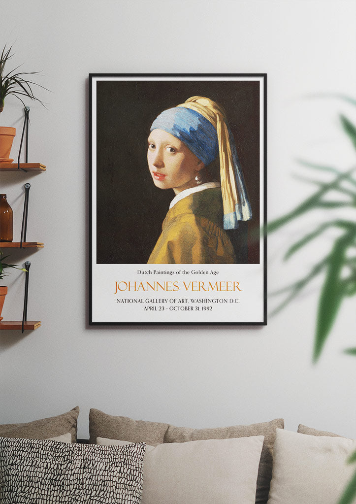 Girl With A Pearl Earring - Exhibition Poster