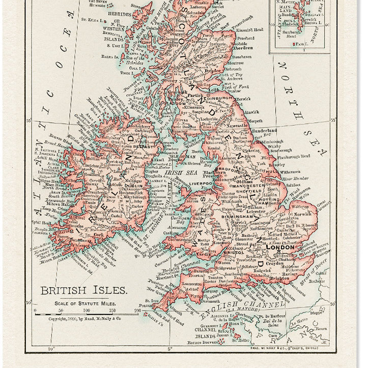 Map of the British Isles