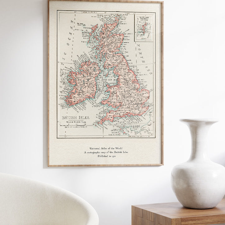 Map of the British Isles