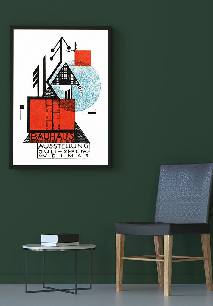 Bauhaus Exhibition Poster by Rudolf Baschant