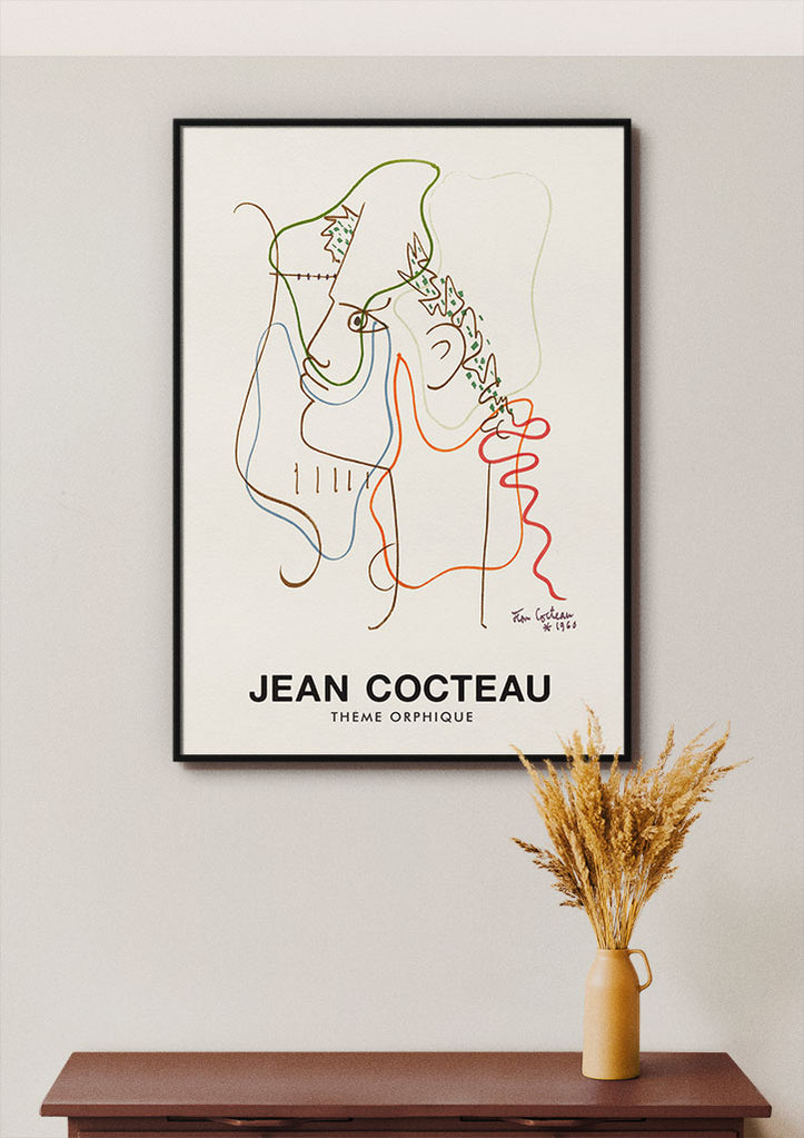 Jean Cocteau Poster - Theme Orphique