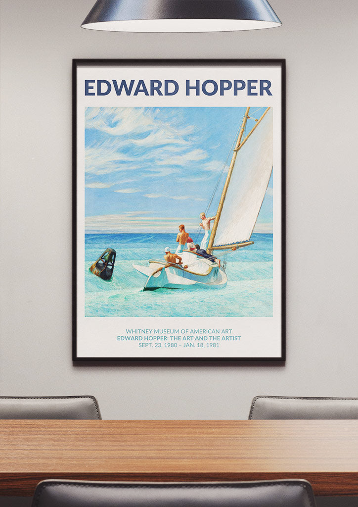 Edward Hopper Poster - Ground Swell