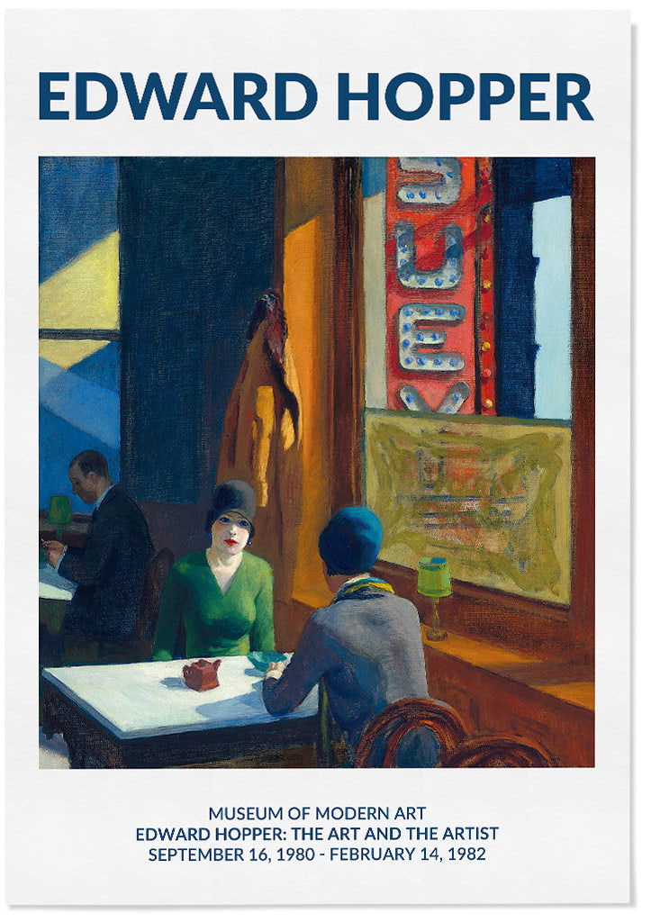 Edward Hopper Chop Suey art print