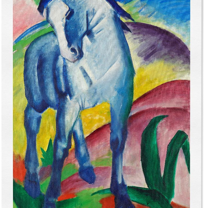 Franz Marc Blue Horse Exhibition Poster