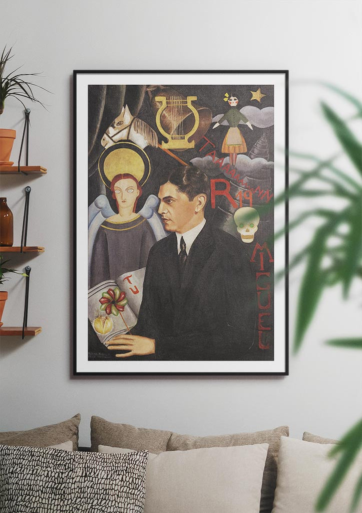 Frida Kahlo Print - Portrait of Miguel N. Lira